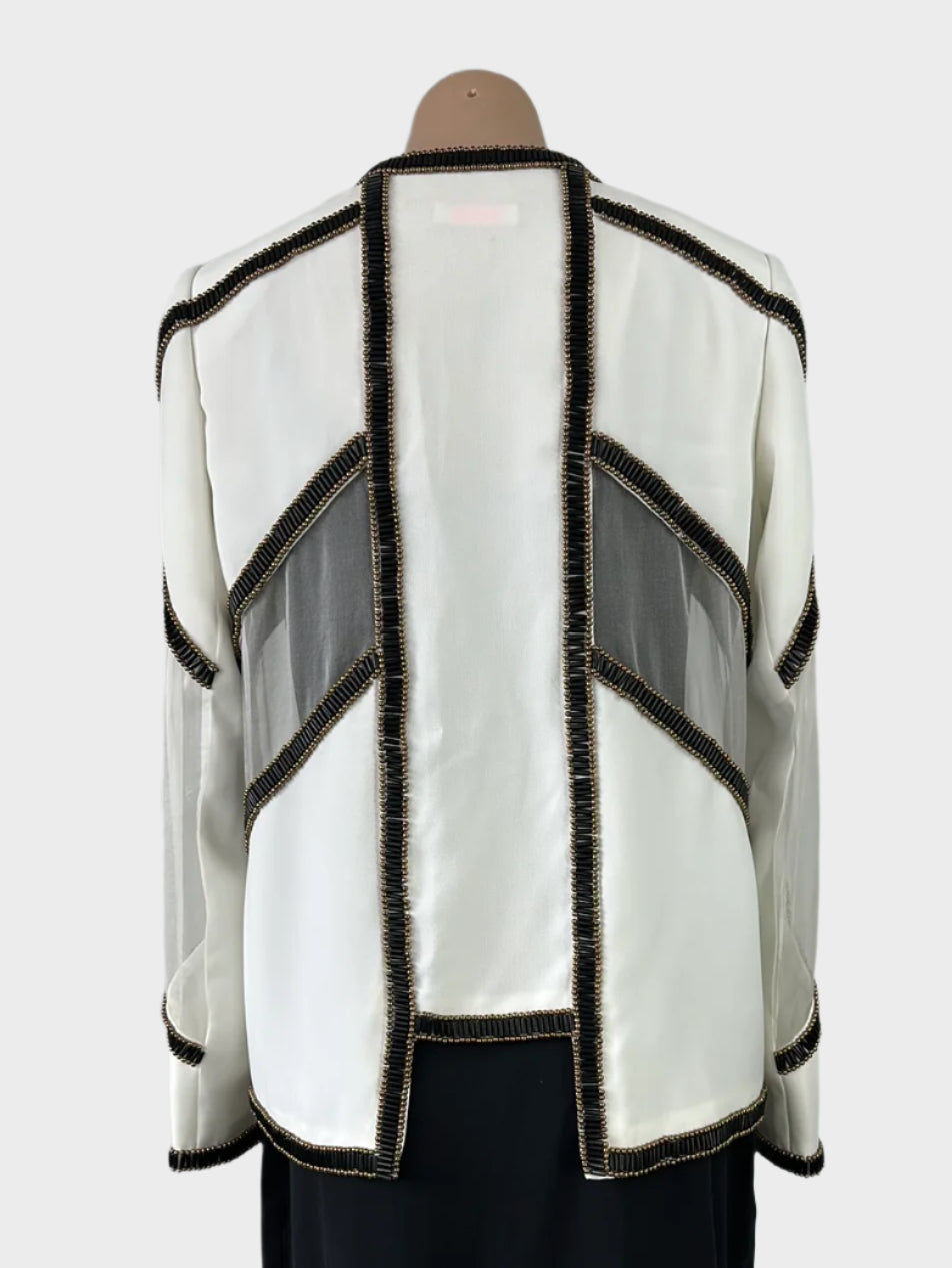 sass & bide | jacket | size 8 | open front closure