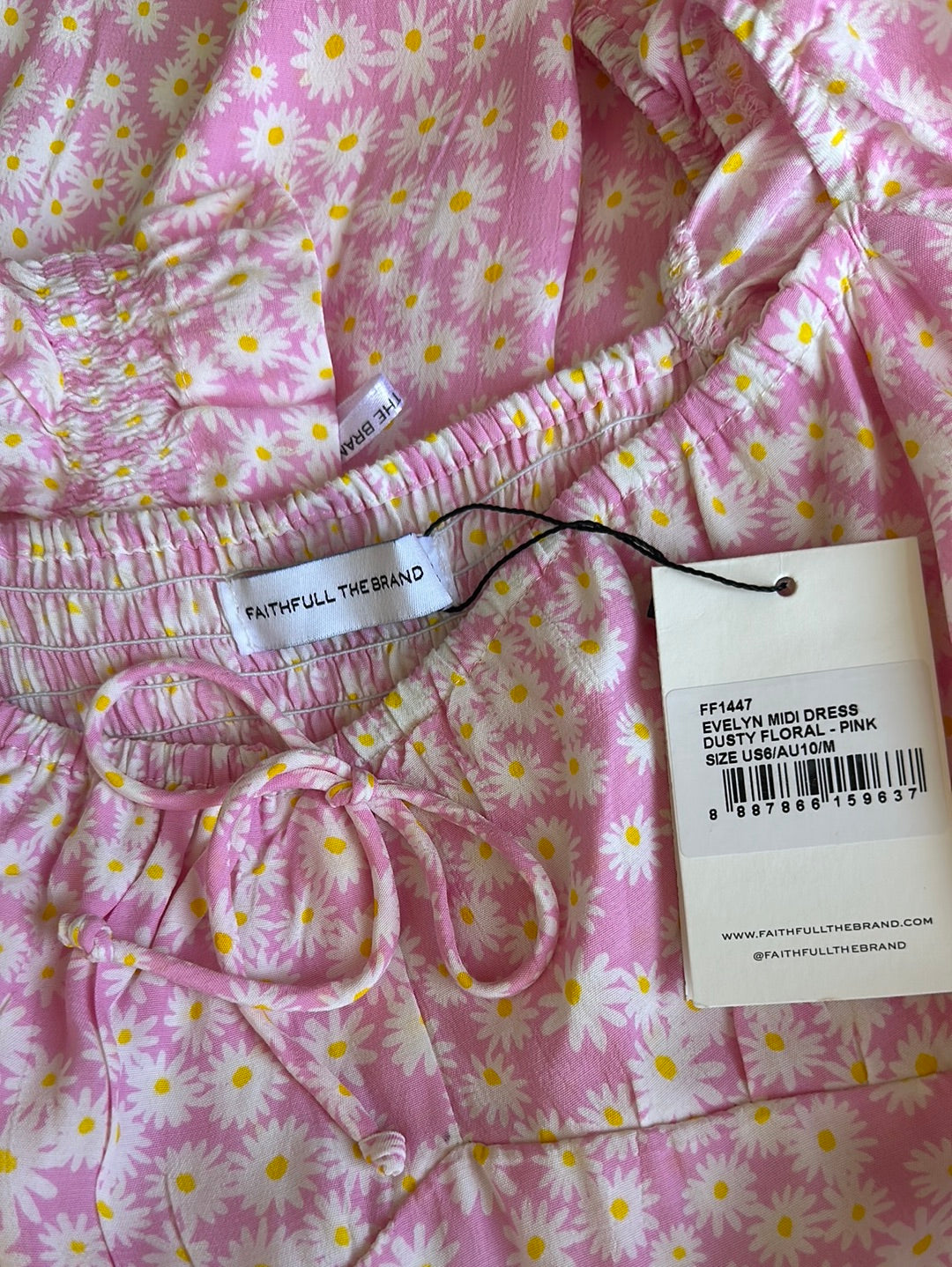 Faithfull the Brand | Bali | dress | size 10 | midi length | new with tags