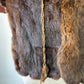 No label | vintage 30's | fur stole | one size | tie front