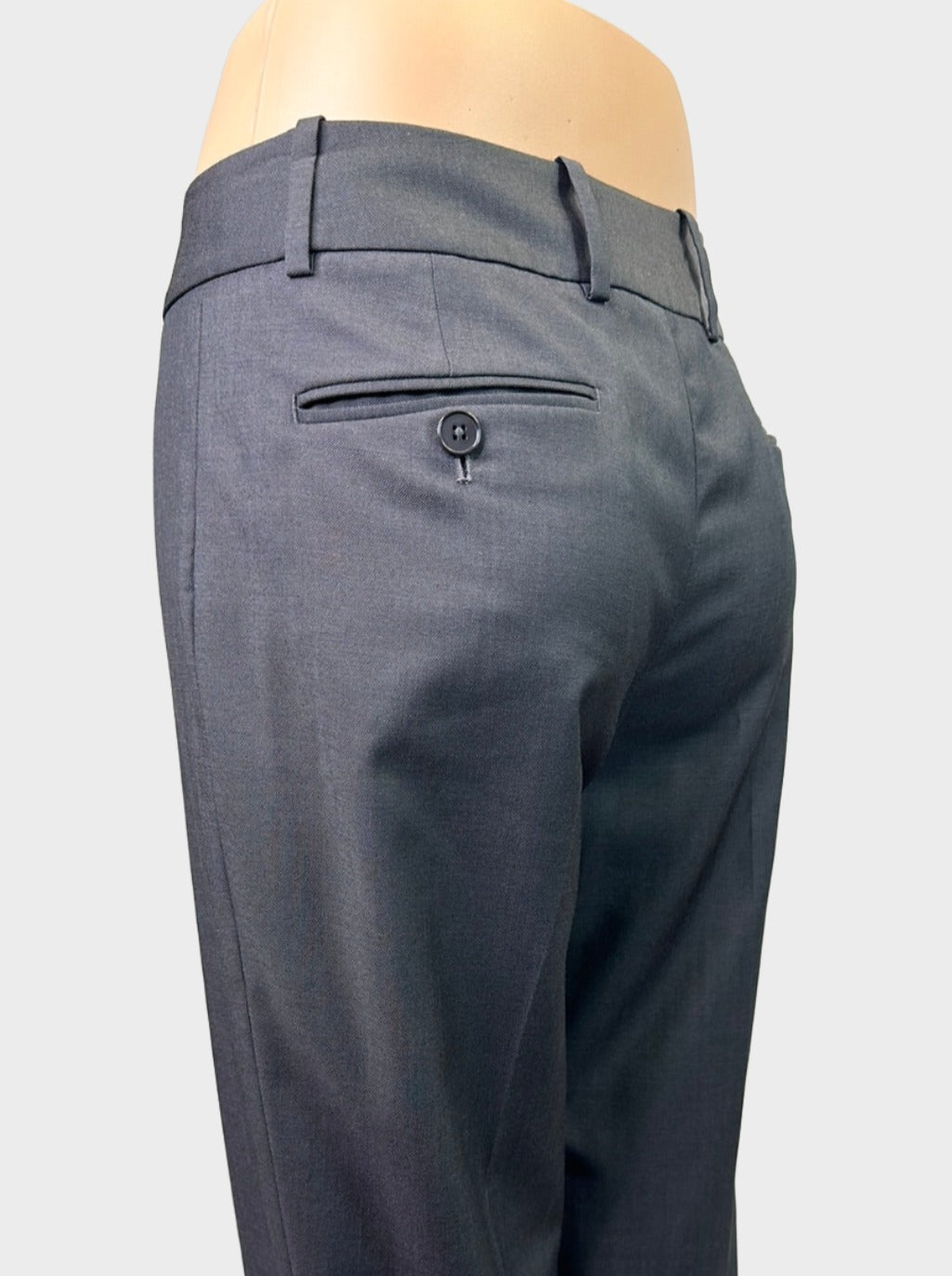 Herringbone | pants | size 8 | straight leg