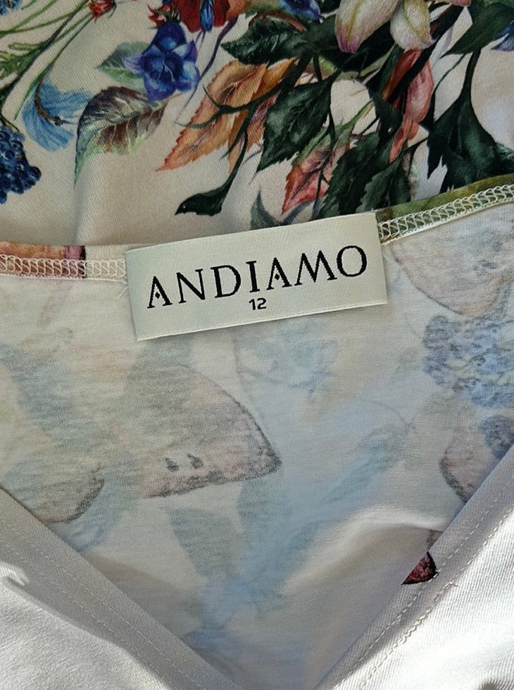 Andiamo | top | size 12 | three quarter sleeve