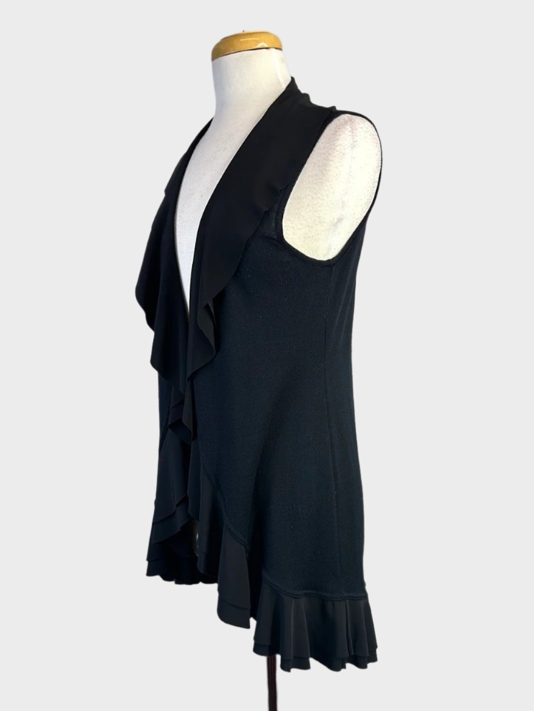 ALIZA | New Zealand | vest | size 12 | open front | 100% wool | made in New Zealand