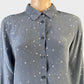 the fable | shirt | size 12 | long sleeve | 100% silk