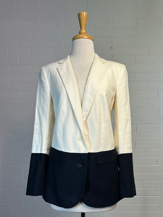 Michael Kors | New York | jacket | size 10 | single breasted | 100% linen | new with tags