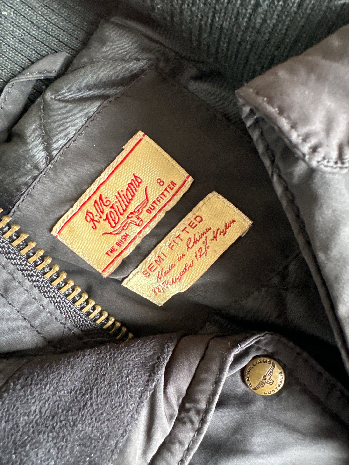R.M.WILLIAMS | vintage 90's | vest | size 8 | zip front