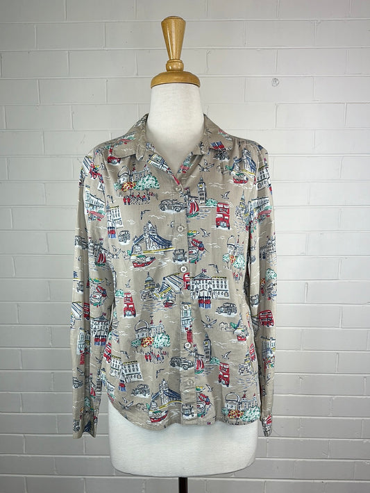 Cath Kidston | London | shirt | size 10 | long sleeve | 100% cotton