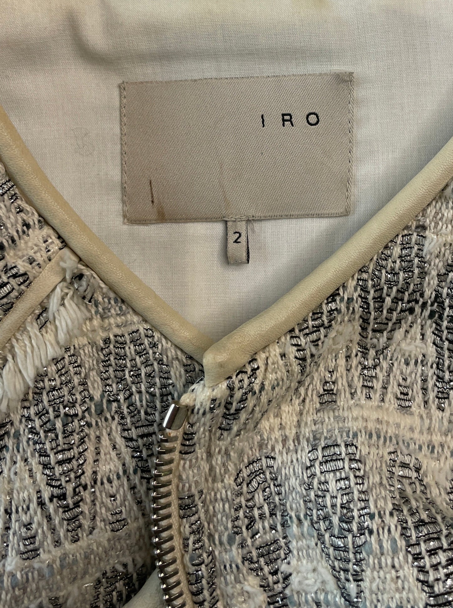 IRO | Paris | jacket | size 6 | zip front