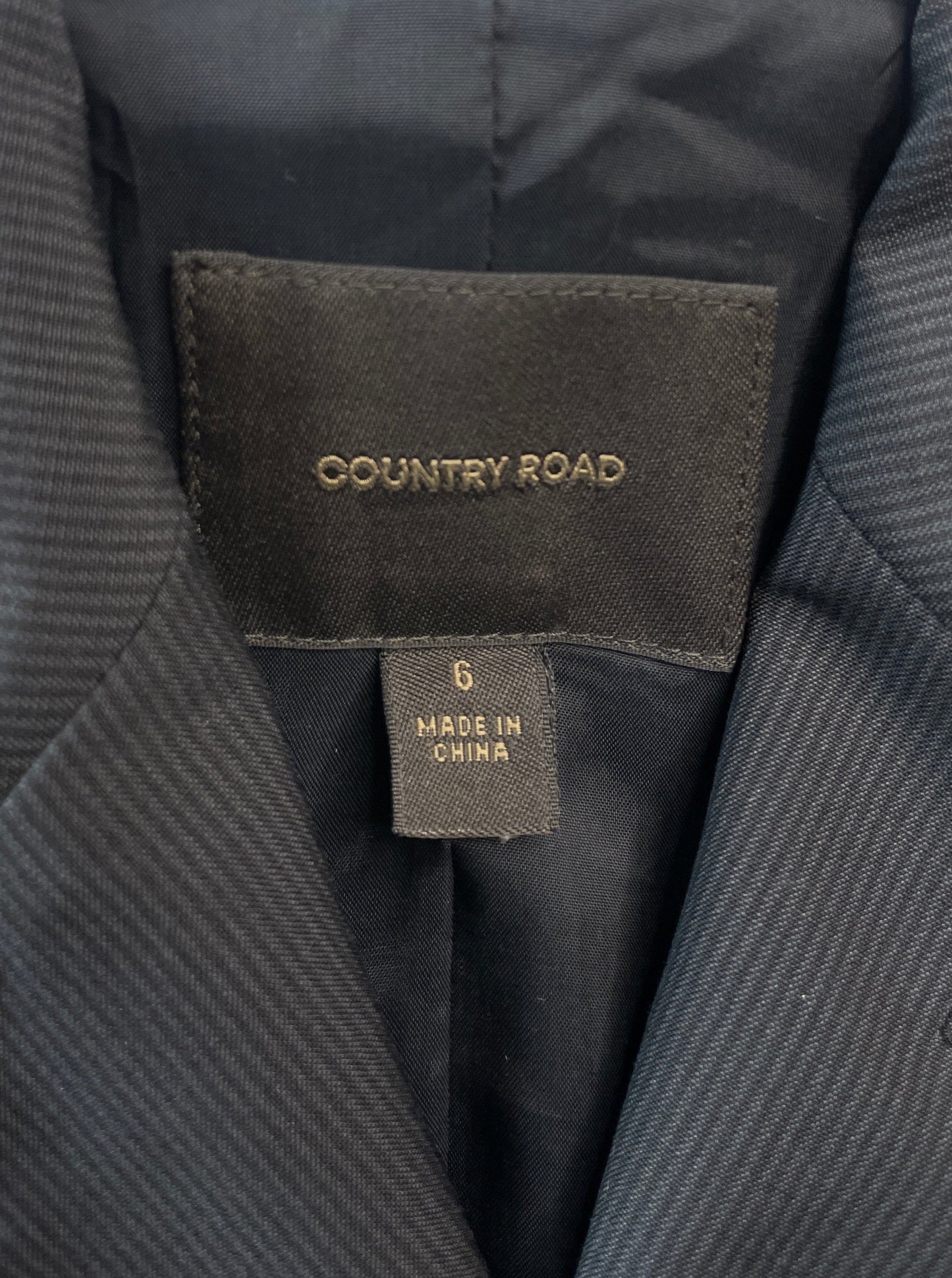 Country Road | jacket | size 6 | single breasted | 100% wool