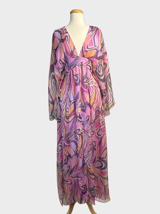 ALEXIS | Miami | dress | size 10 | maxi length | 100% silk