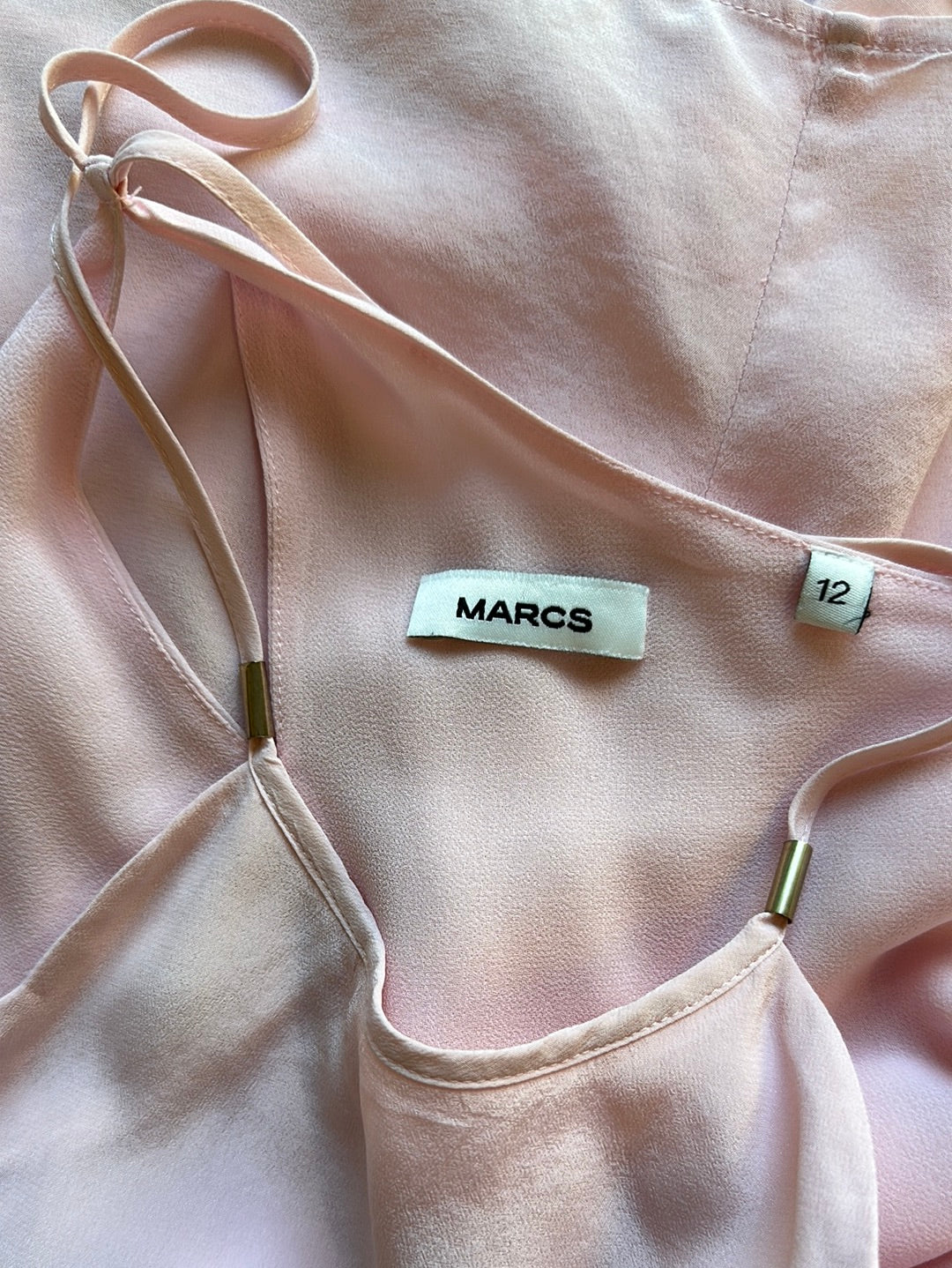 MARCS | top | size 12 | sleeveless | 100% silk