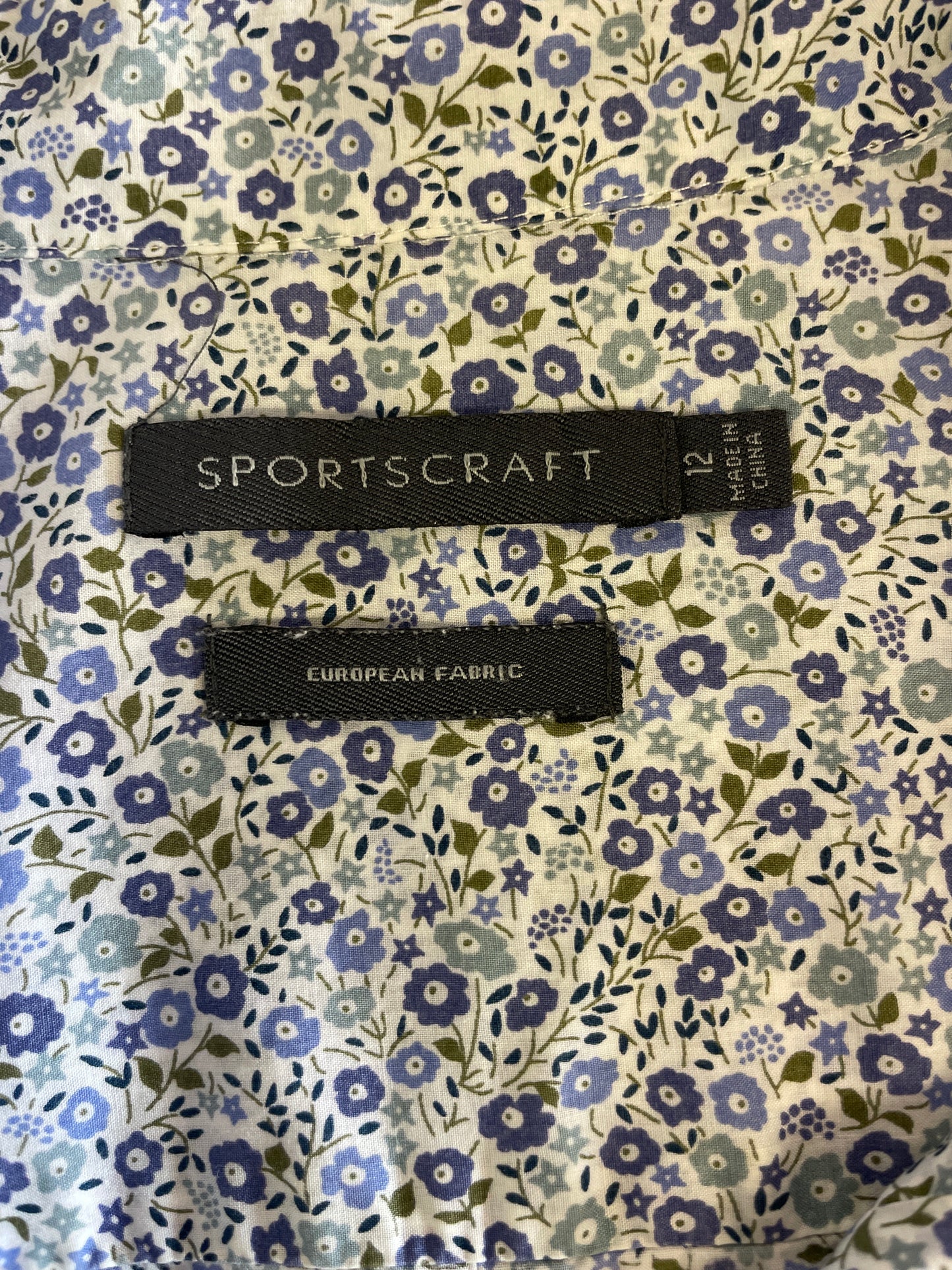 Sportscraft | shirt | size 12 | three quarter sleeve | 100% cotton