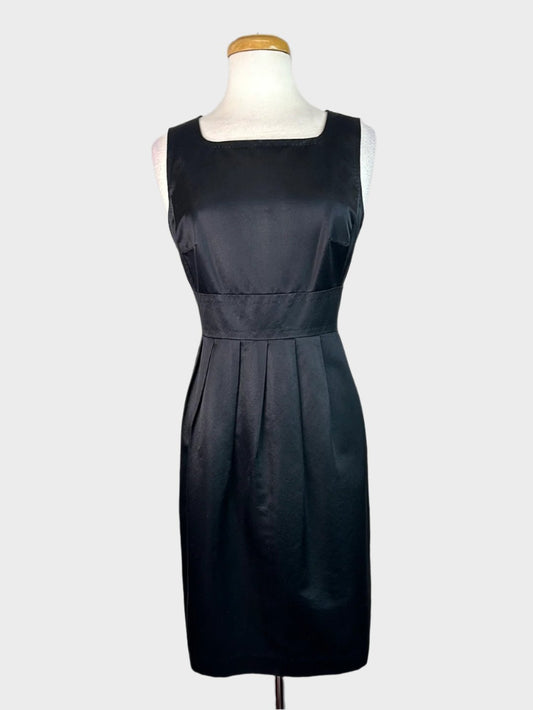 Anna Thomas | dress | size 12 | knee length | cotton silk blend | made in Australia 🇦🇺