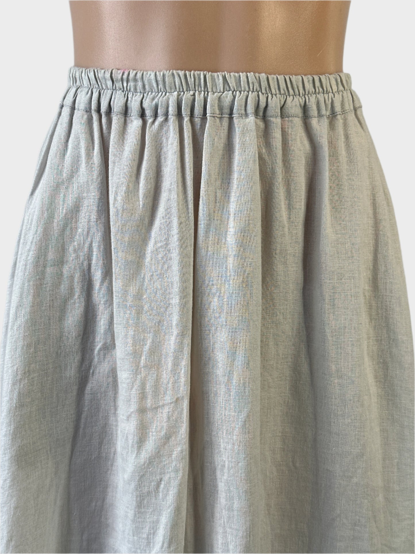 ONE FABLE | skirt | size 14 | midi length | 100% linen