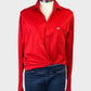 Jaeger | London | vintage 70's | shirt | size 12 | long sleeve | 100% cotton | made in Italy