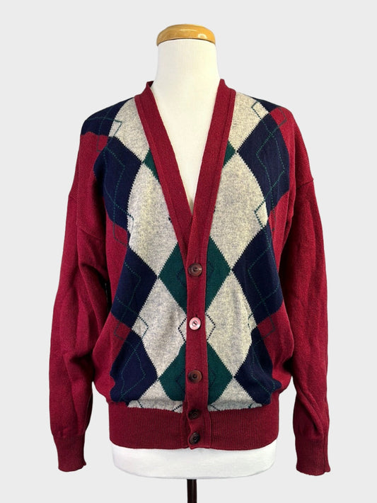 James Pringle Weavers | Scotland | vintage 60's | cardigan | size 12 | long sleeve | 100% wool | made in Scotland