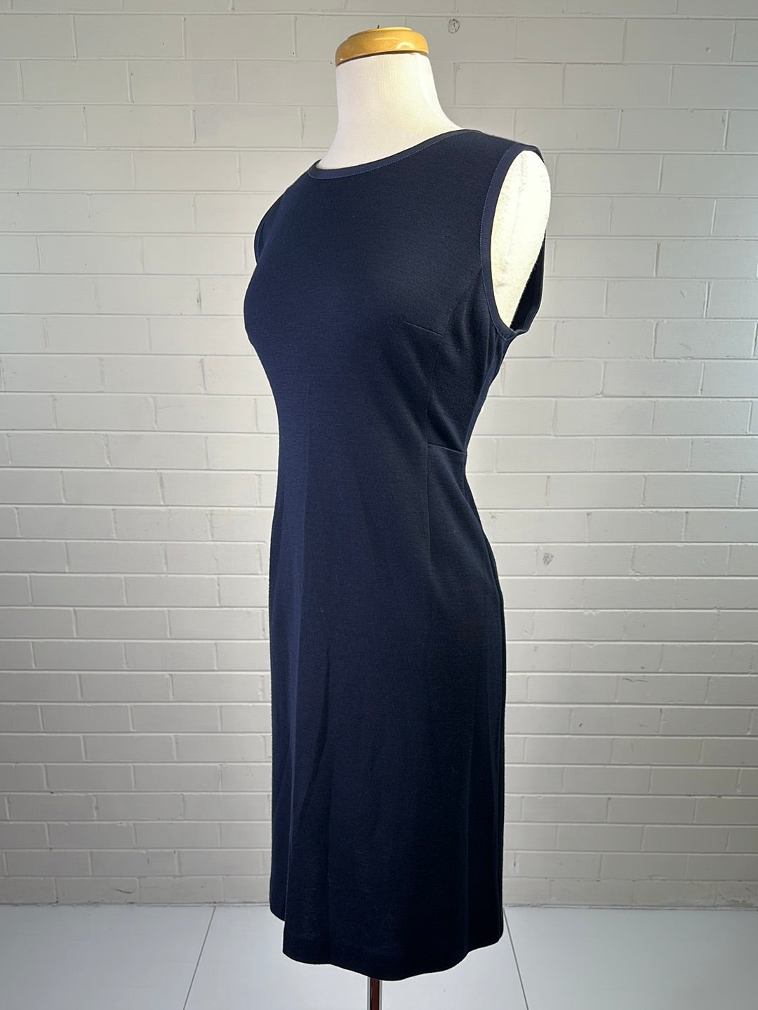 Anna Thomas | dress | size 12 | midi length | 100% wool | made in Australia 🇦🇺