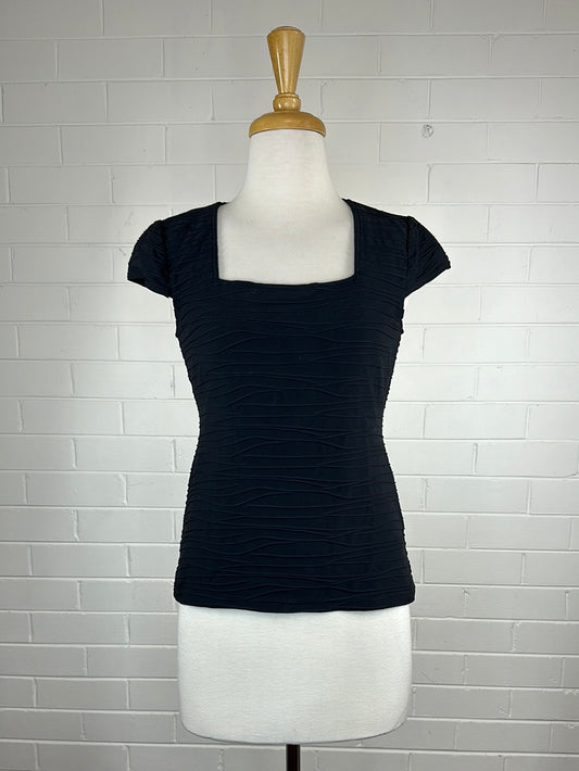 Anthea Crawford | top | size 10 | short sleeve