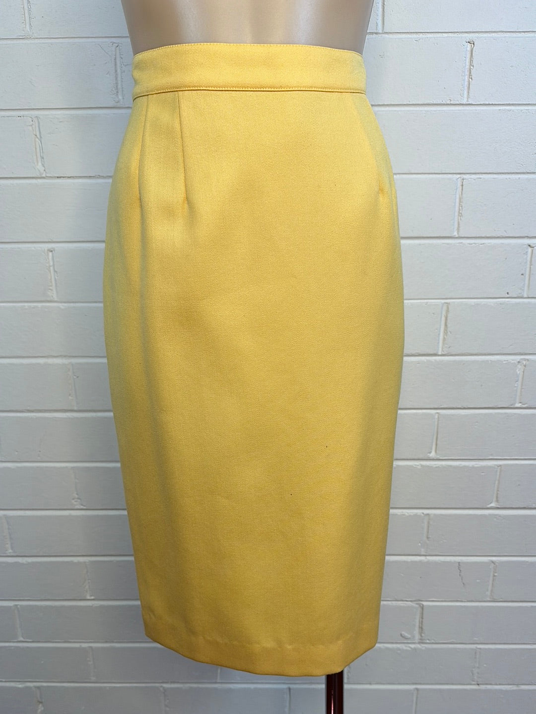 Peter Metchev | vintage 80's | skirt | size 12 | knee length | 100% wool