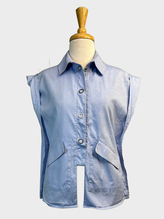 C/MEO Collective | shirt | size 8 | cap sleeve | 100% cotton