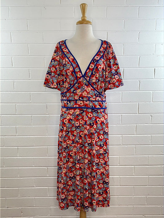 Leona Edmiston | dress | size 16 | midi length