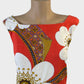 Palm Island | vintage 70's | dress | size 10 | knee length | 100% cotton