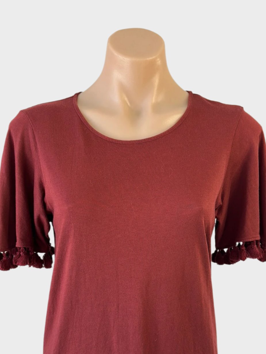 Witchery | top | size 10 | short sleeve | cotton modal blend