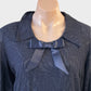 No label - custom made | vintage 80's | dress | size 12 | knee length