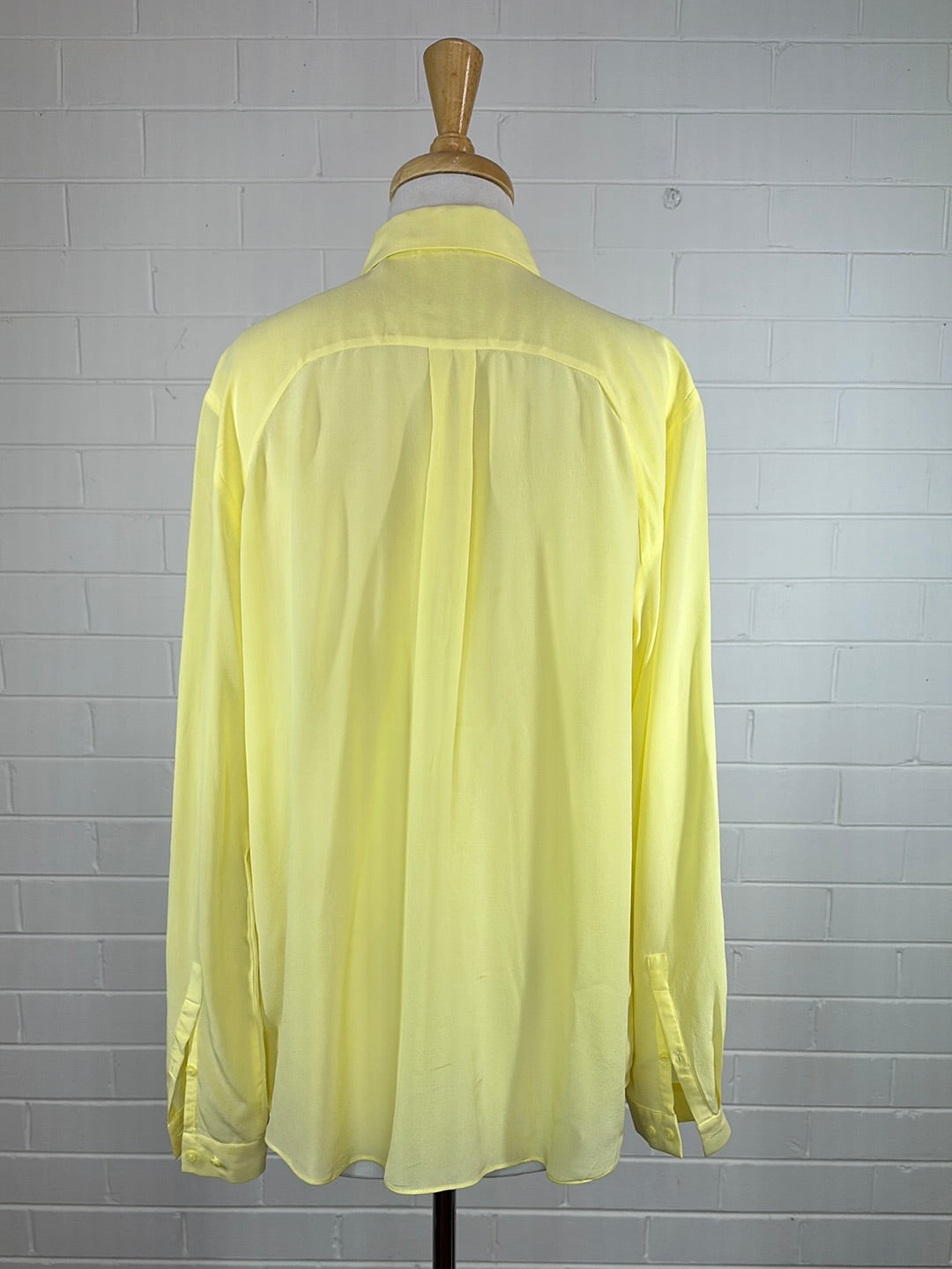 Stockholm Atelier | Sweden | shirt | size 14 | long sleeve | 100% silk