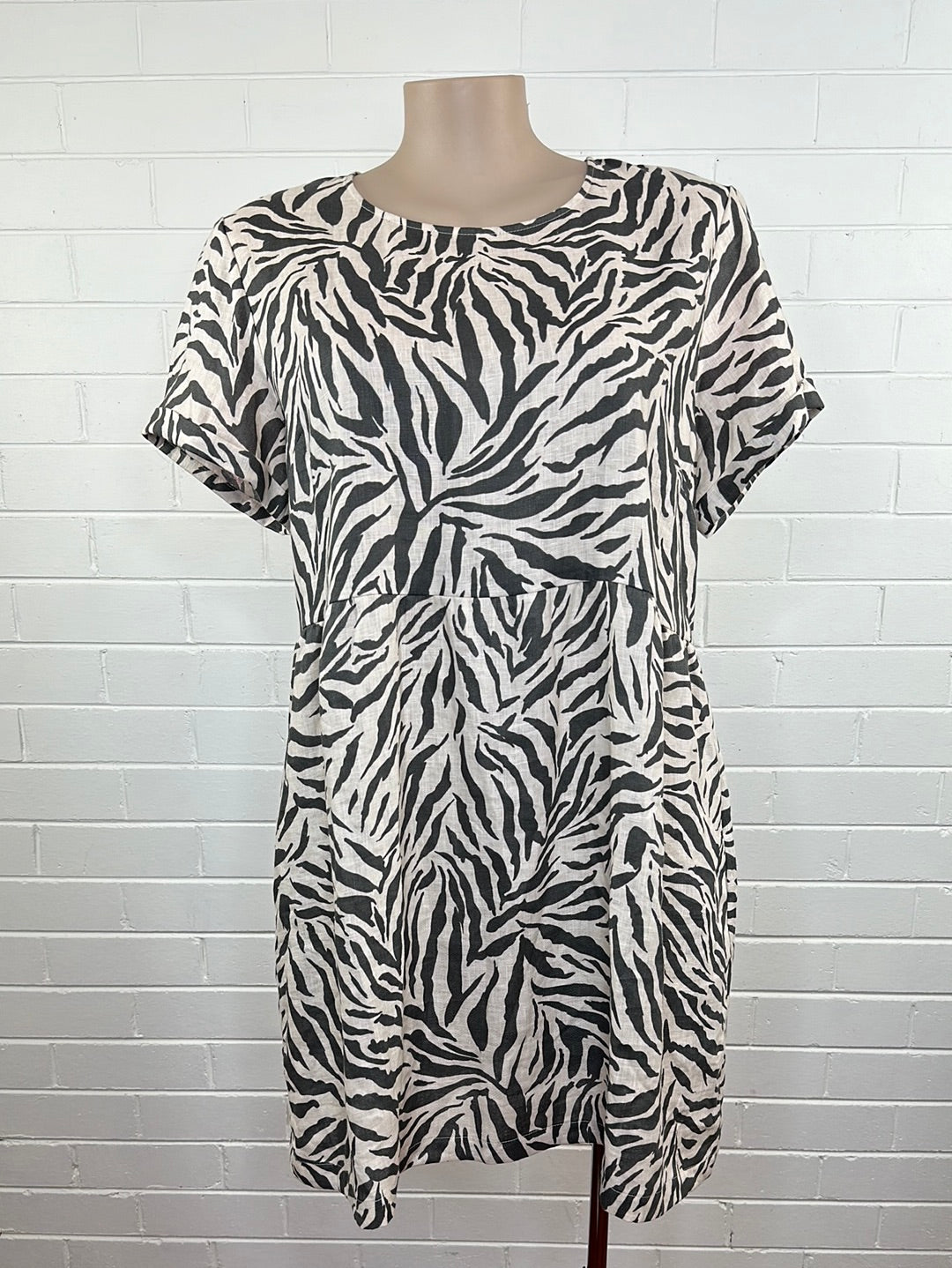 Cable | dress | size 18 | knee length | 100% linen – Lifeline Shop ...