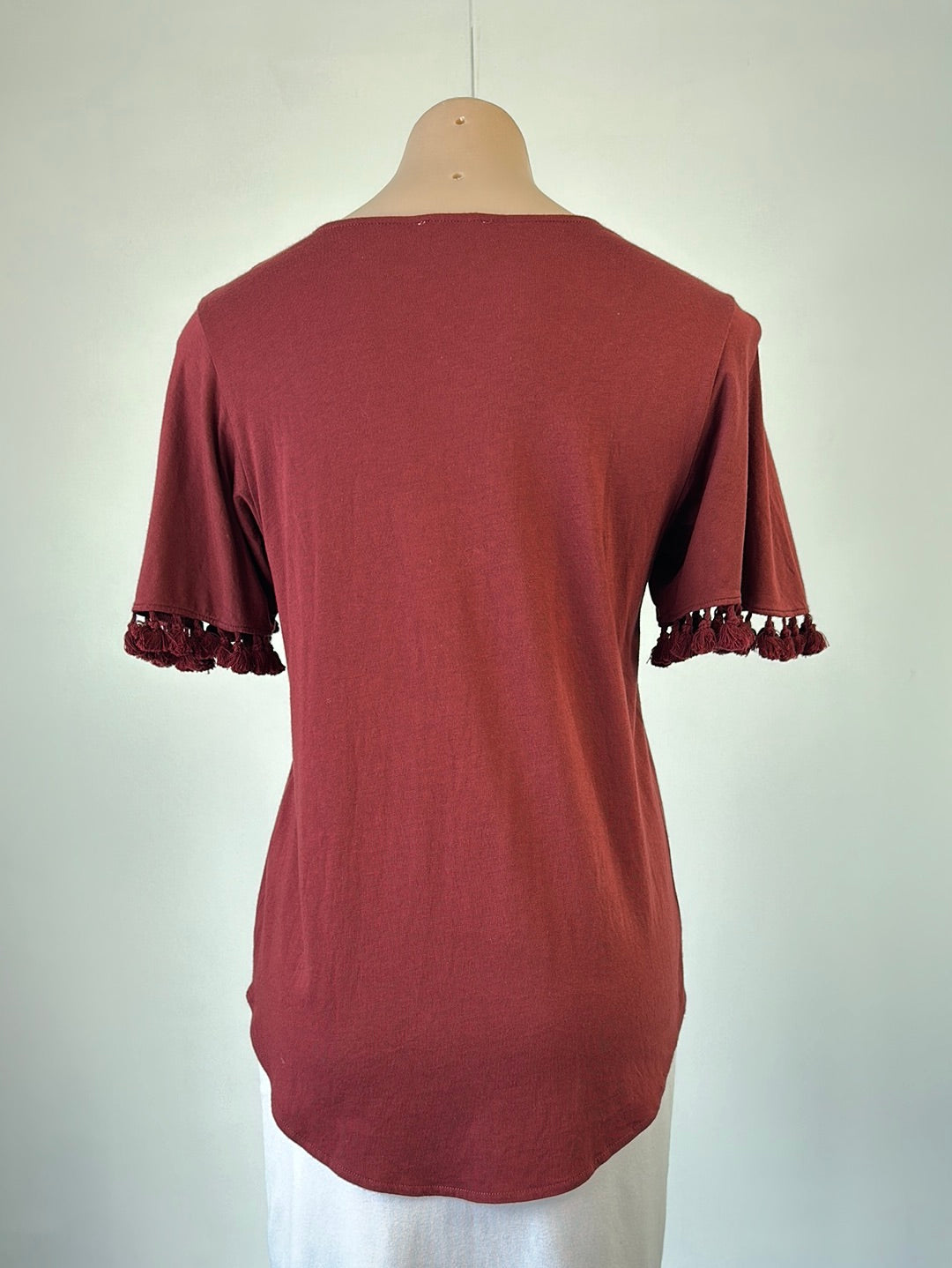 Witchery | top | size 10 | short sleeve | cotton modal blend