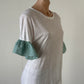 Seed | top | size 8 | elbow length sleeve | 100% linen