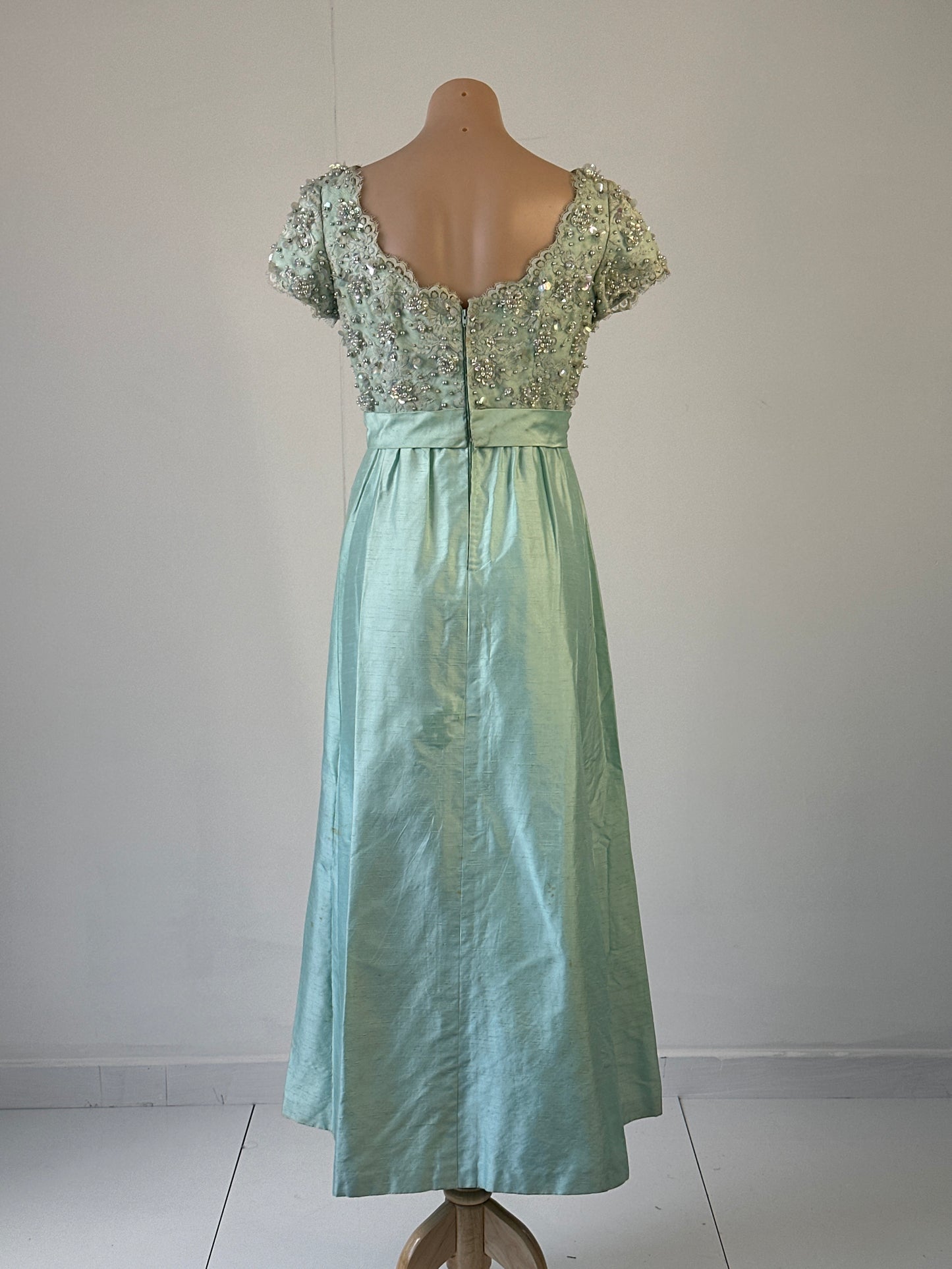 Jinoel of Melbourne | vintage 60's | gown | size 10 | maxi length | 100% silk