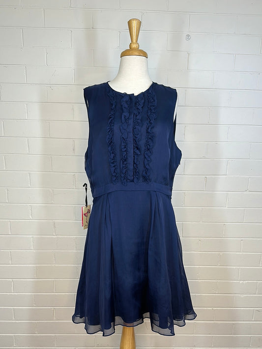 Alannah Hill | dress | size 16 | knee length | 100% silk | new with tags