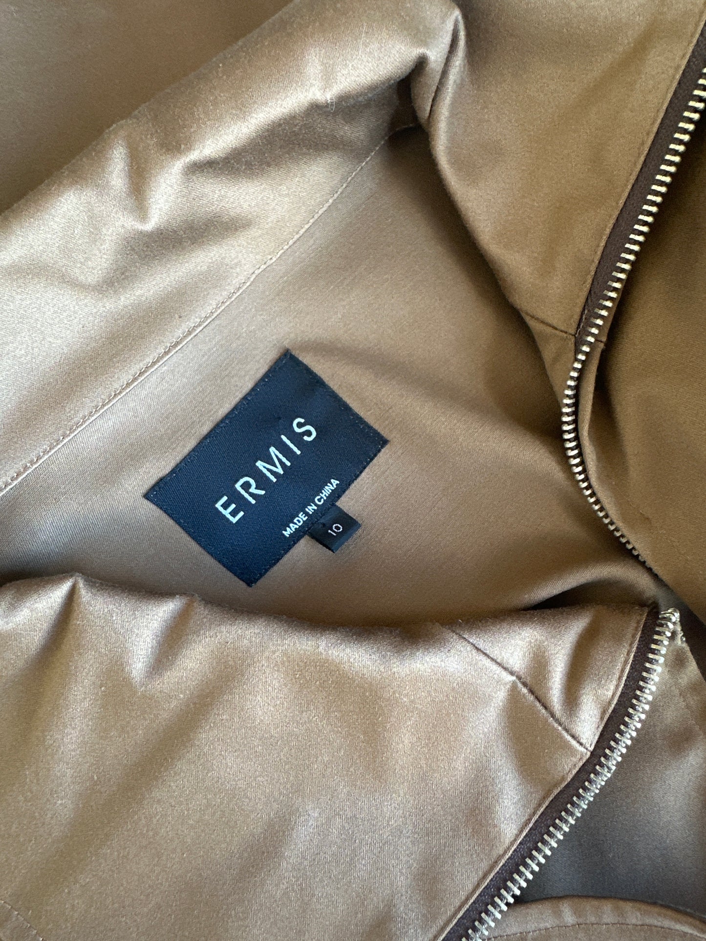 Ermis | jacket | size 10 | zip front