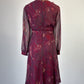 No label | vintage 70's | dress | size 10 | midi length