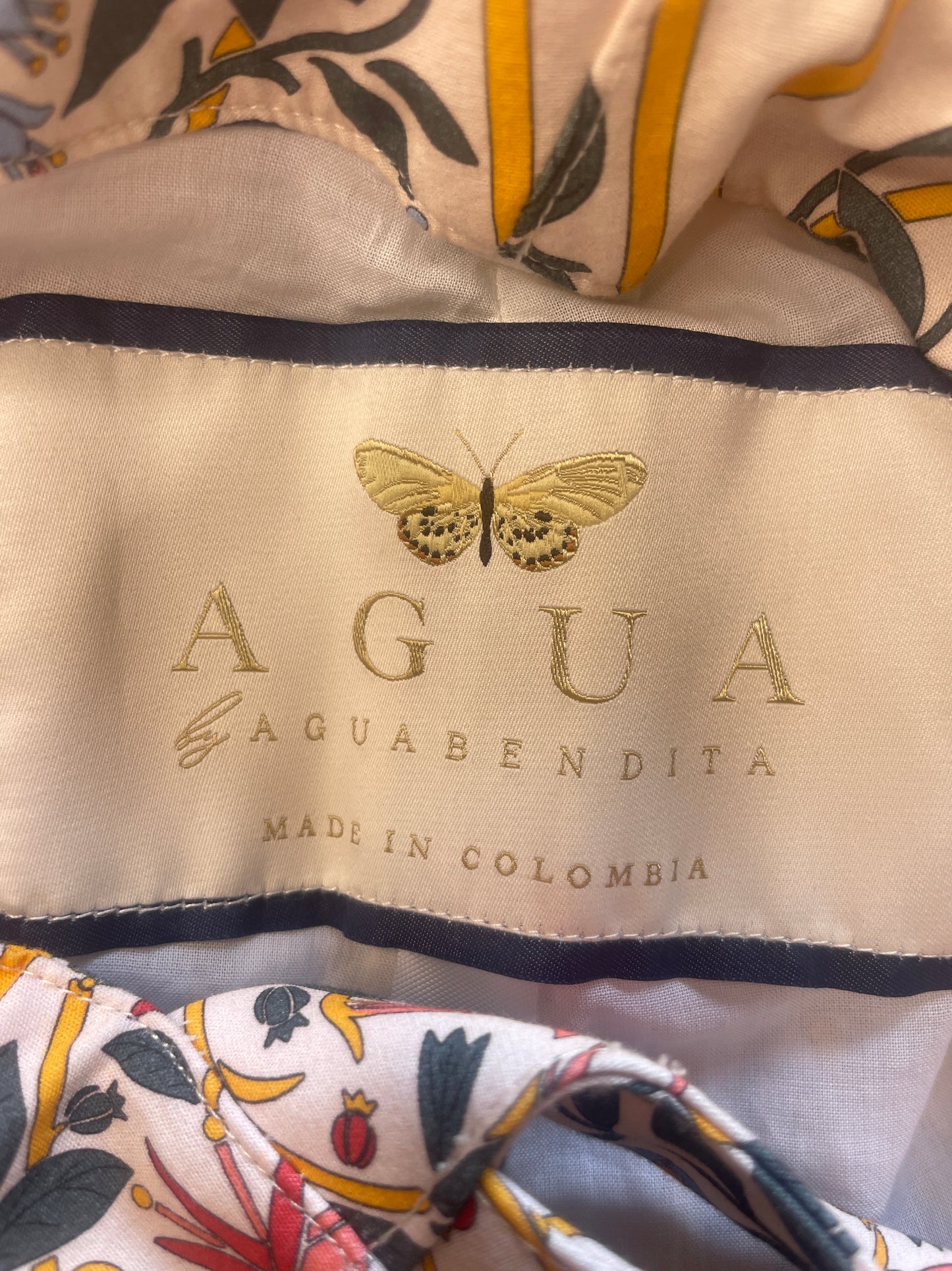 Agua by Agua Bendita | Colombia | dress | size 14 | maxi length | 100% cotton | made in Colombia