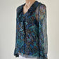 See by Chloé | Paris | top | size 10 | long sleeve | 100% silk