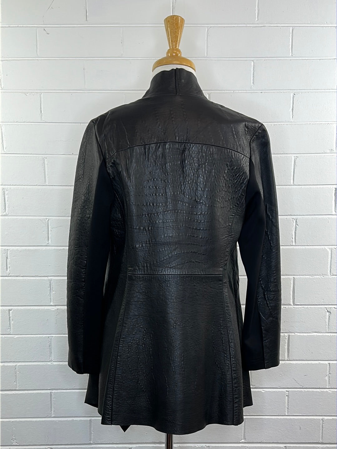 Raw | jacket | size 12 | open front | 100% leather