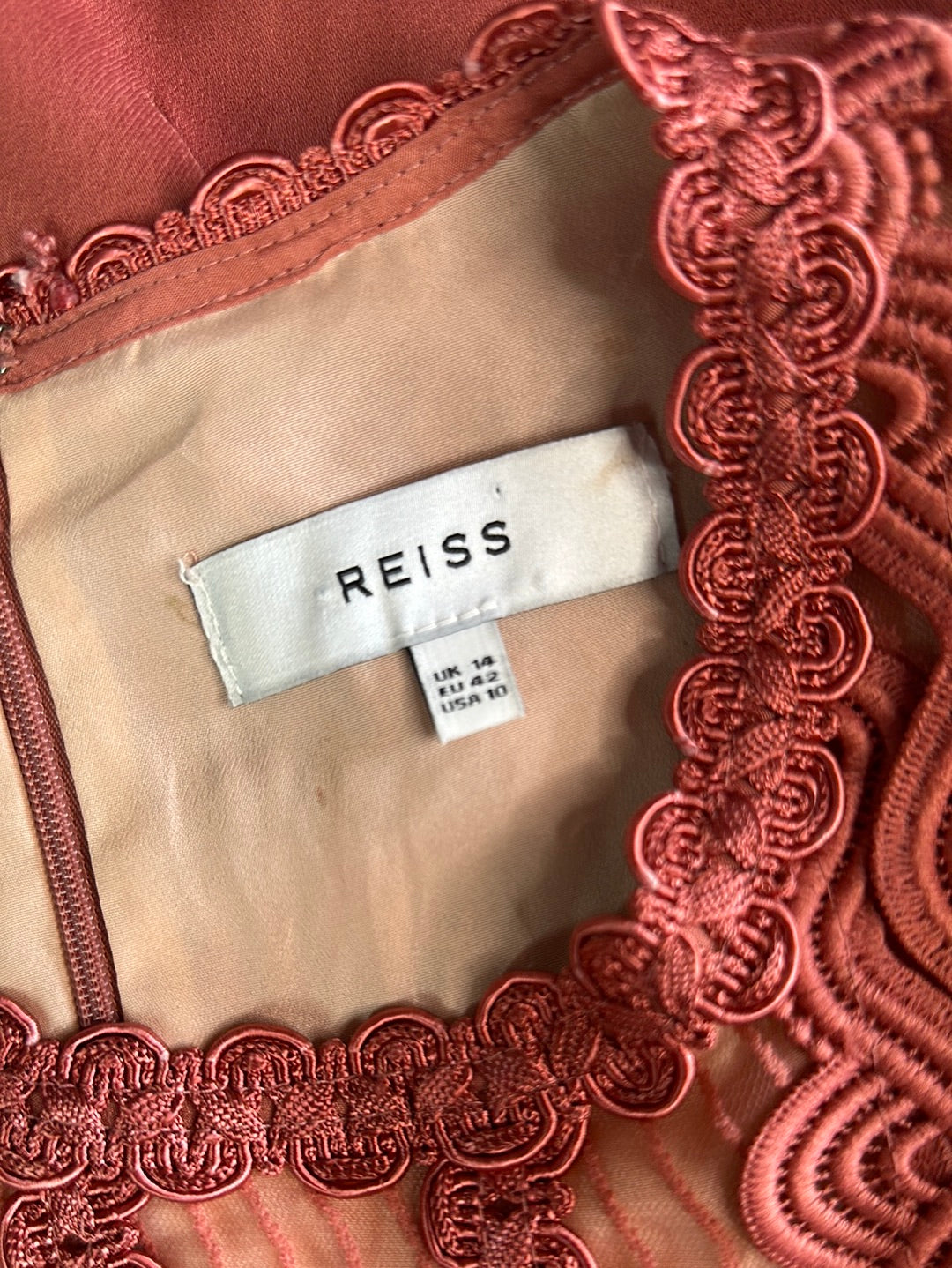 Reiss | UK | dress | size 14 | knee length