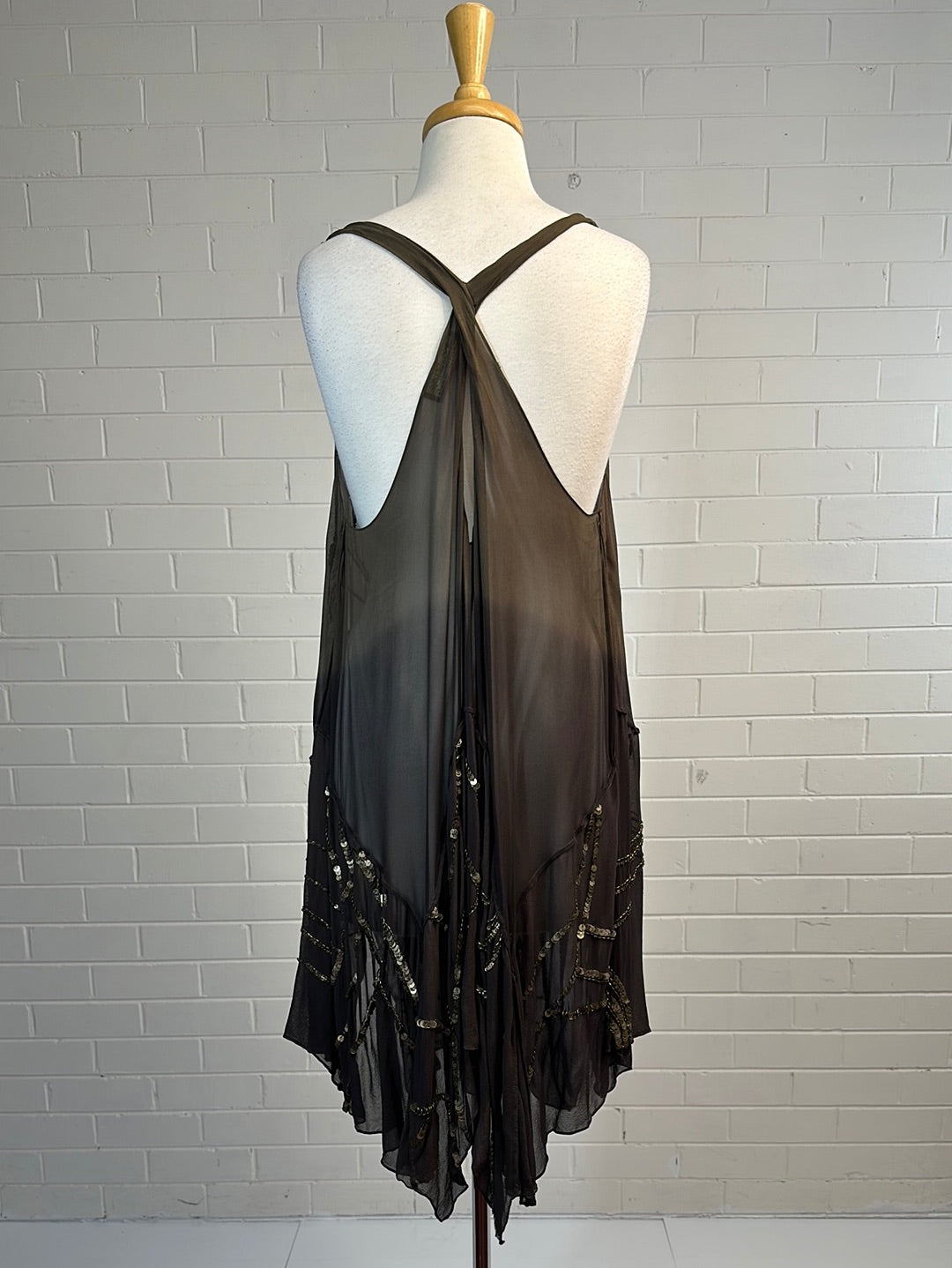 AllSaints | London | dress | size 12 | knee length | 100% silk