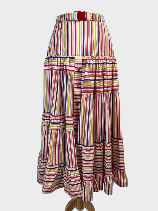 SILVIA TCHERASSI | Miami | skirt | size 6 | maxi length | 100% cotton