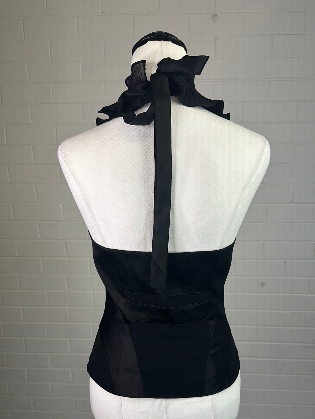 Karen Millen | UK | top | size 10 | sleeveless | 100% silk