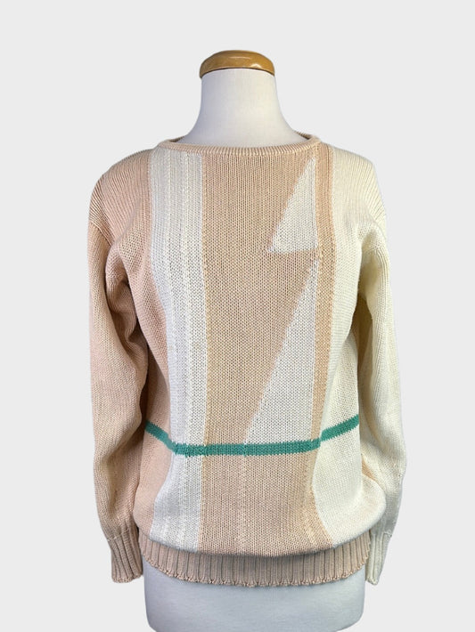 Pringle | Scotland | vintage 80's | sweater | size 12 | crew neck | 100% cotton | made in Scotland