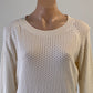 Anna Thomas | sweater | size 12 | bateau neck | 100% cotton