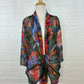 Von Troska | vintage 90's | jacket | size 8 | open front | 100% silk