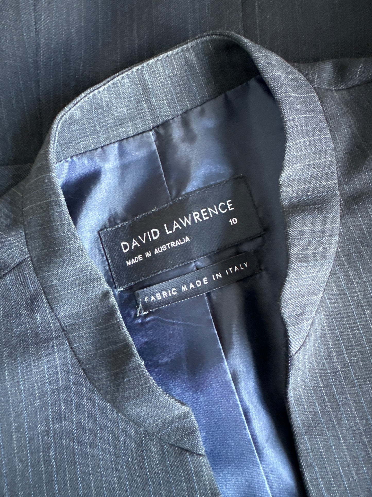 David Lawrence | jacket | size 10 | single breasted | 100% wool | made in Australia 🇦🇺