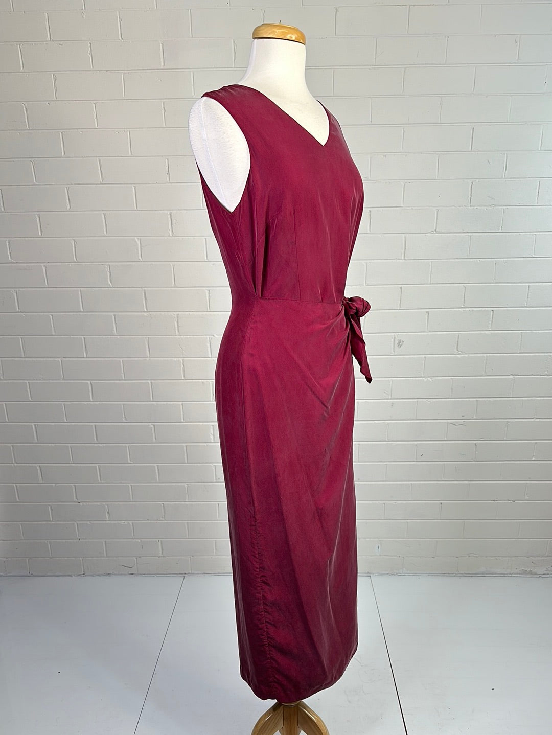 Monsoon | UK | vintage 90's | gown | size 14 | maxi length | 100% silk