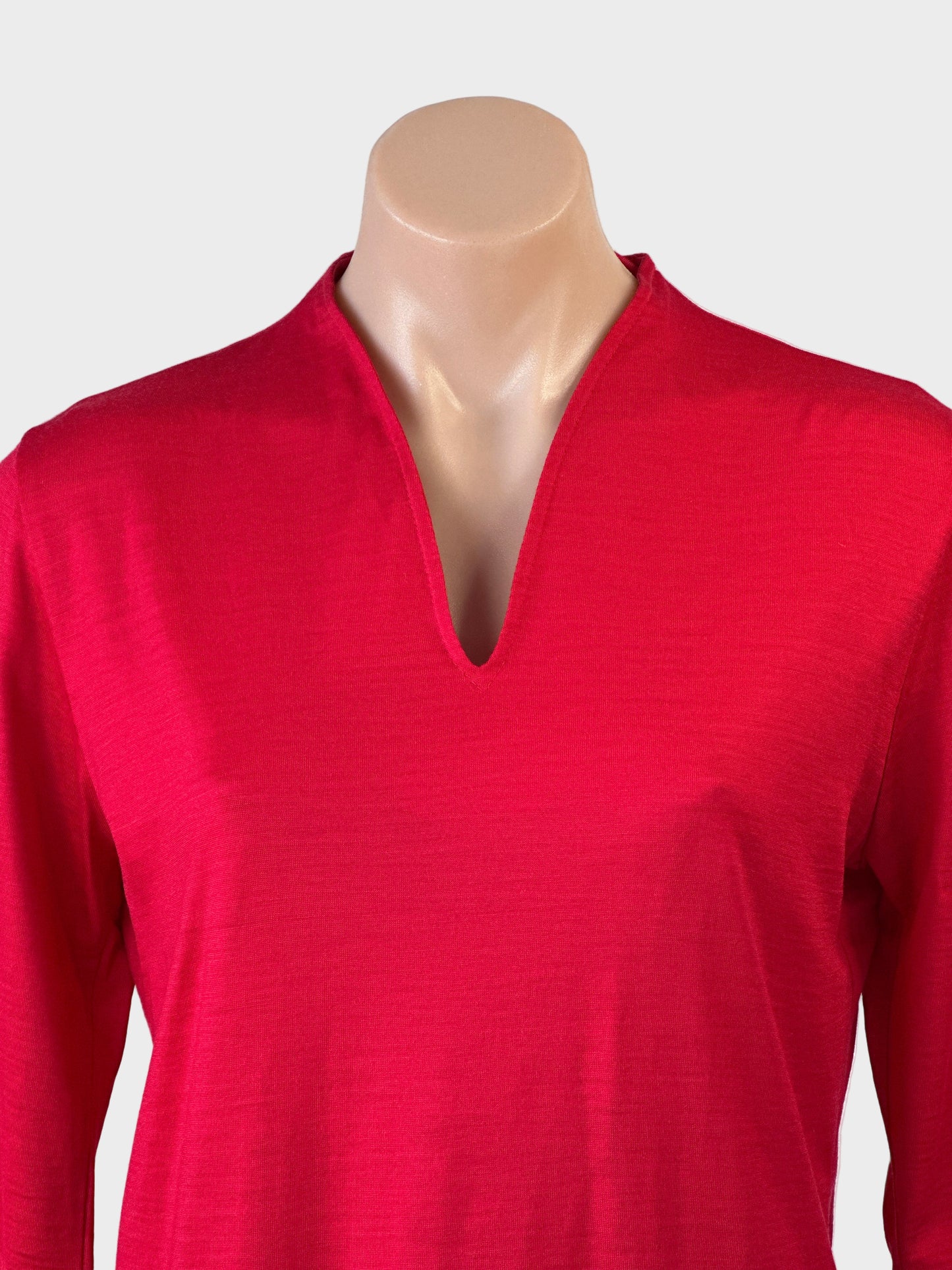 Hedrena Wool | top | size 12 | elbow length sleeve | made in Australia 🇦🇺