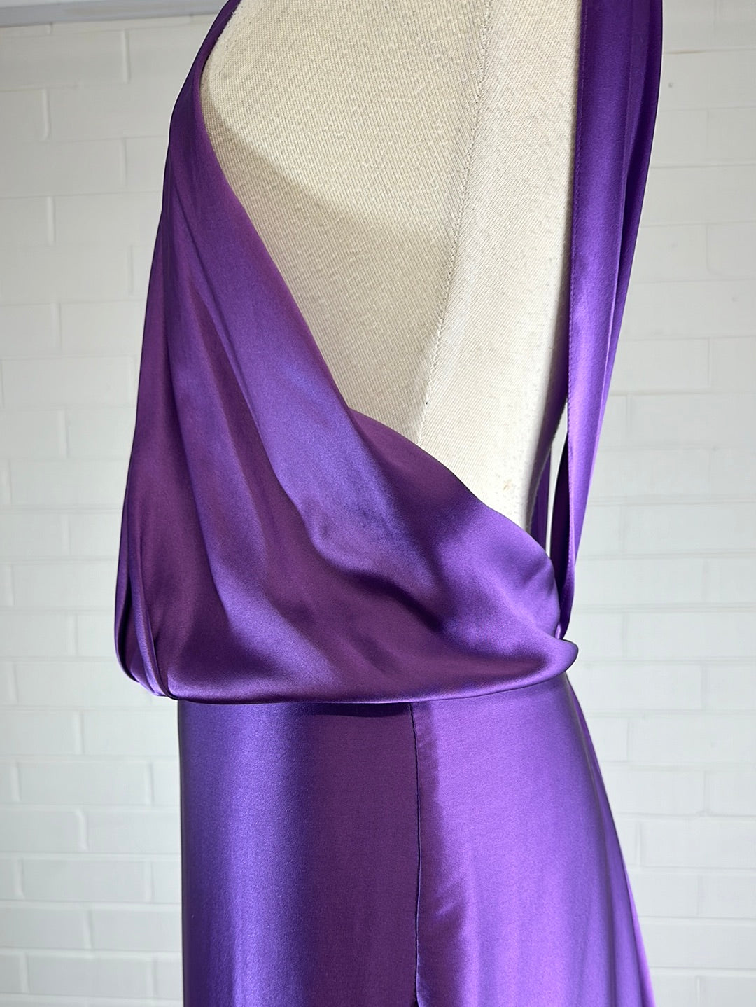 Carla Zampatti | gown | size 10 | maxi length | 100% silk | made in Australia