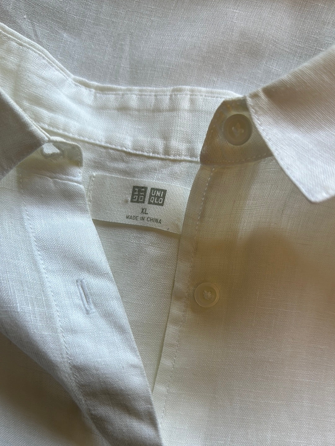 Uniqlo | shirt | size 16 | sleeveless | 100% linen